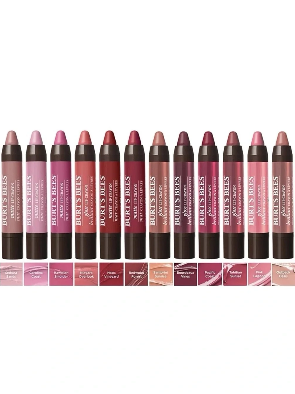 Burt's Bees Natural Matte Lip Crayon 429, Hawaiian Smolder, New, Sealed